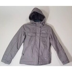 Columbia Jacket Women XS Omni-Tech Waterproof Brown Ski Outdoors NWOT